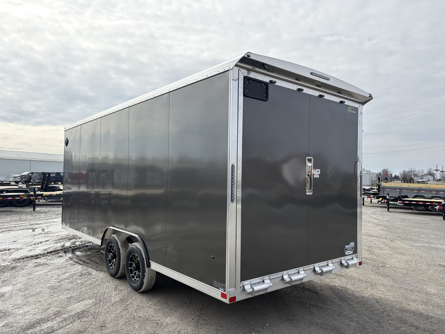 New 2026 NEO Trailers NAUX2085R12 (8.5' X 20') 9.9K V-NOSE Car / Racing Trailer