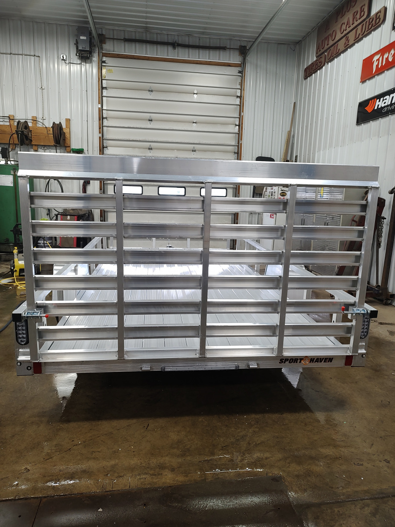 New 2027 Sport Haven 7x14D Aluminum Express Utility Trailer