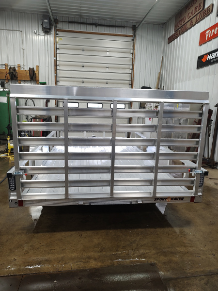 New 2027 Sport Haven 7x14D Aluminum Express Utility Trailer