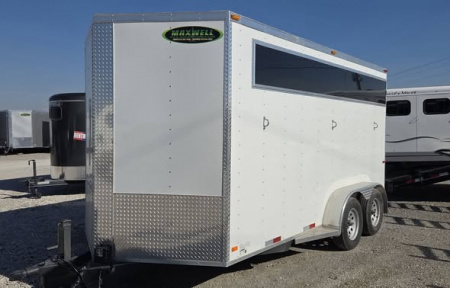 New 2026 Maxwell 7X14 Stock / Stock Combo Trailer