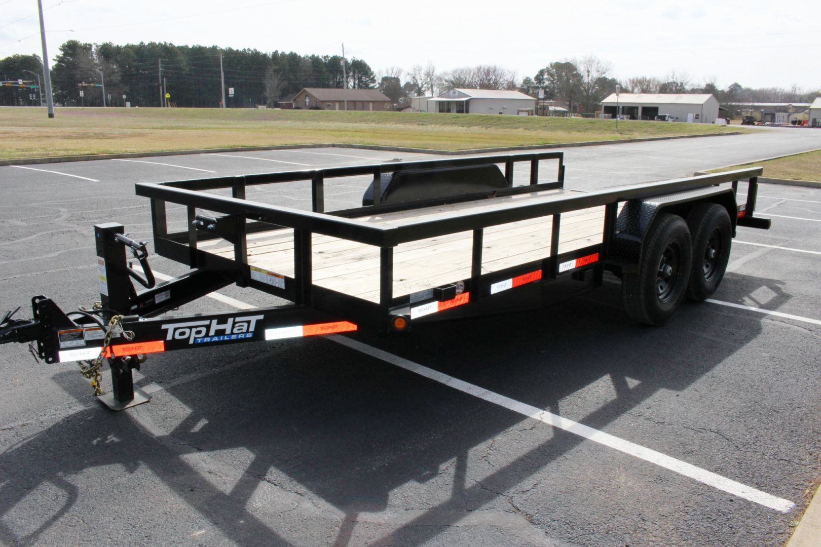 New 2026 Top Hat Trailers 16'X83" HT-14 W/5' SLIDE IN RAMPS Equipment Trailer