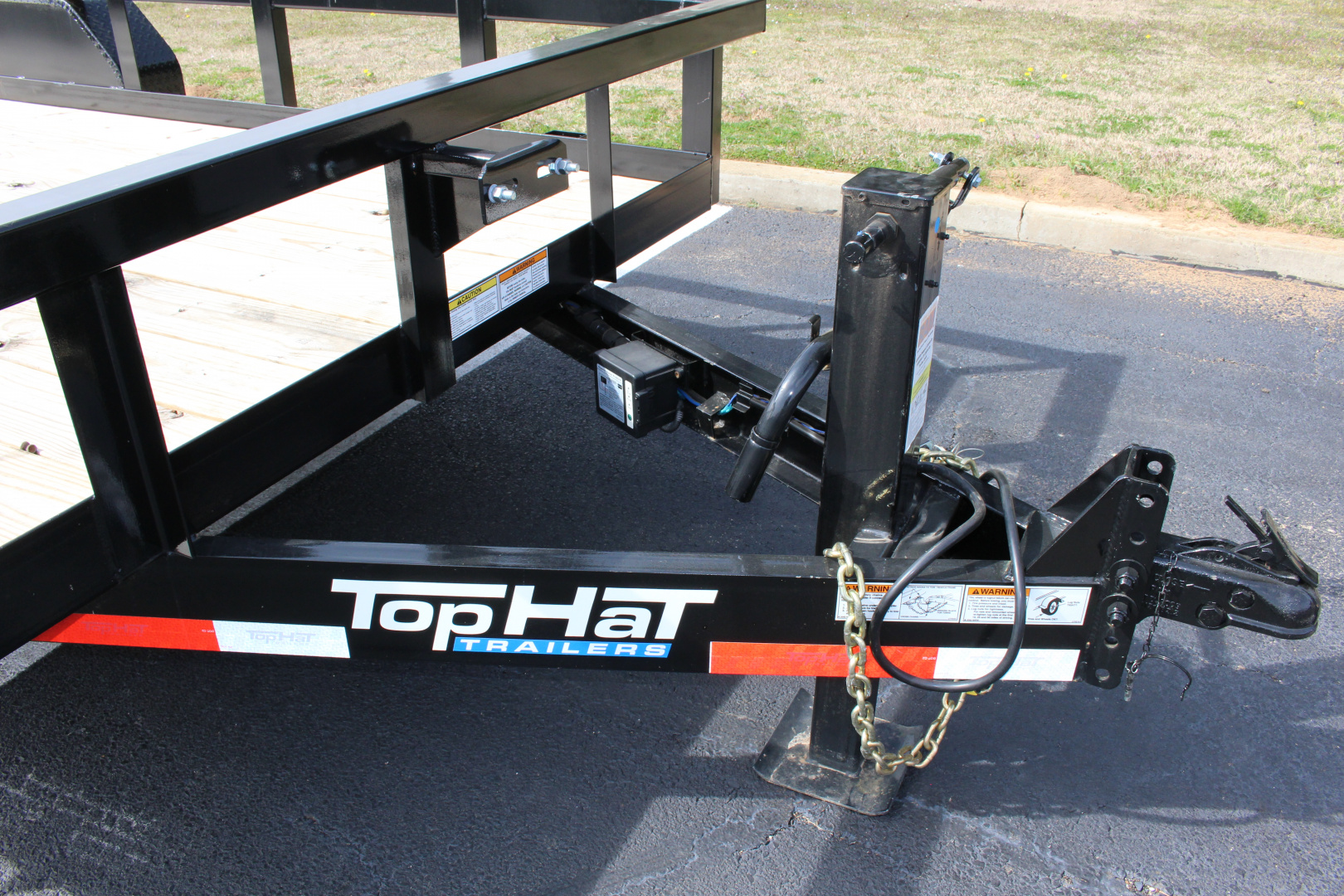 New 2026 Top Hat Trailers 16'X83" HT-14 W/5' SLIDE IN RAMPS Equipment Trailer