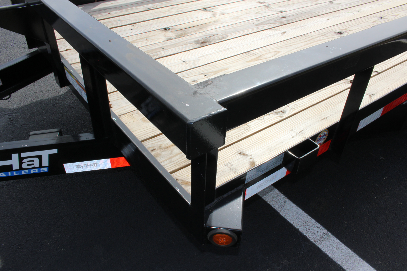 New 2026 Top Hat Trailers 16'X83" HT-14 W/5' SLIDE IN RAMPS Equipment Trailer