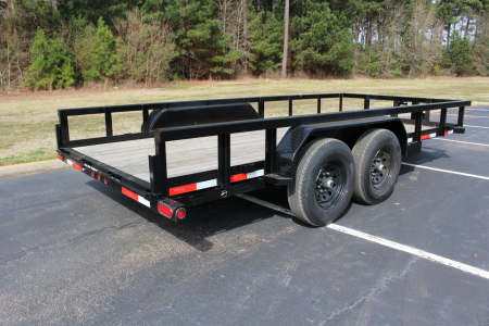 New 2026 Top Hat Trailers 16'X83" HT-14 W/5' SLIDE IN RAMPS Equipment Trailer
