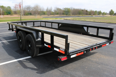 New 2026 Top Hat Trailers 16'X83" HT-14 W/5' SLIDE IN RAMPS Equipment Trailer