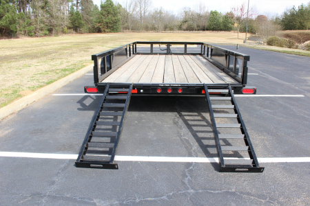 New 2026 Top Hat Trailers 16'X83" HT-14 W/5' SLIDE IN RAMPS Equipment Trailer