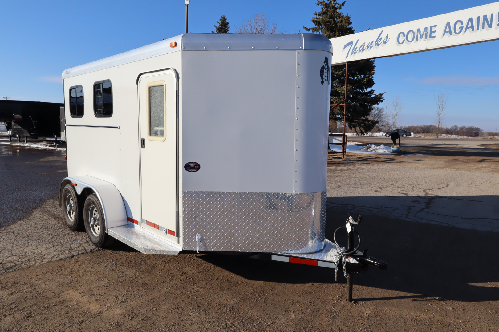 Used 2011 Adam 2 Horse BP Horse Trailer