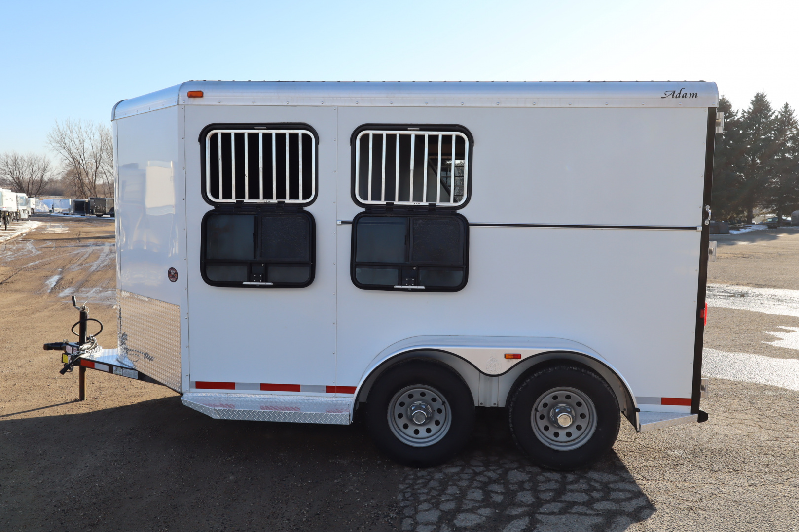 Used 2011 Adam 2 Horse BP Horse Trailer