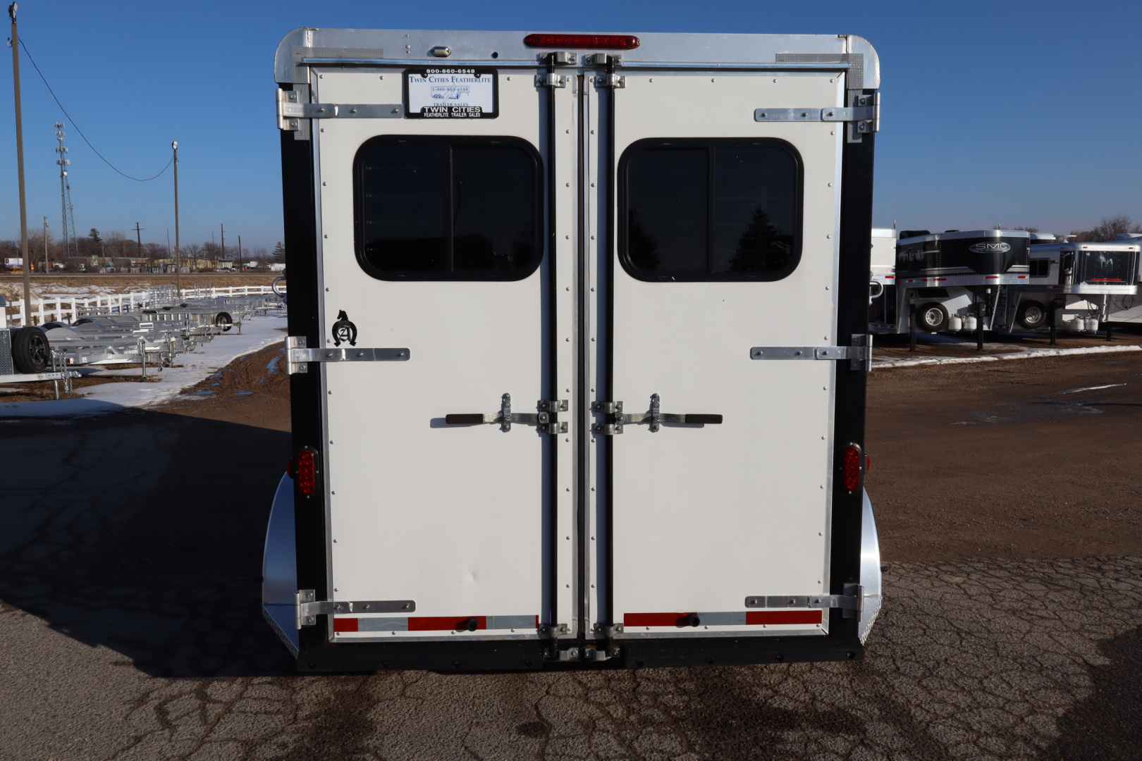 Used 2011 Adam 2 Horse BP Horse Trailer