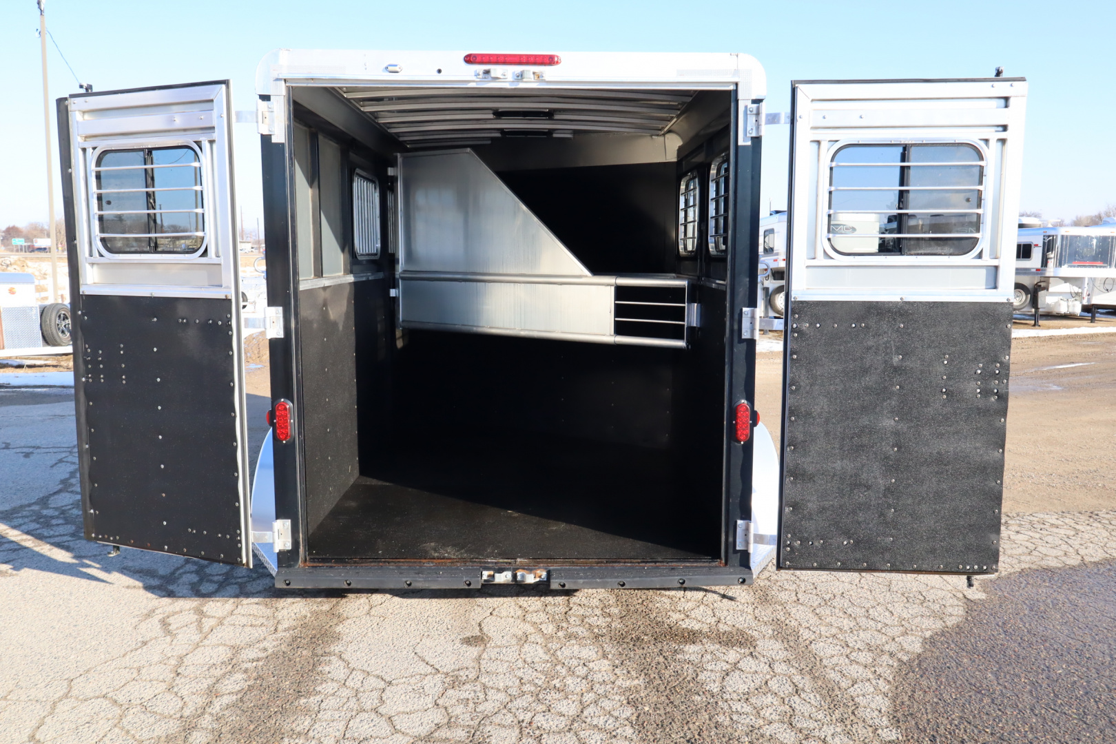 Used 2011 Adam 2 Horse BP Horse Trailer