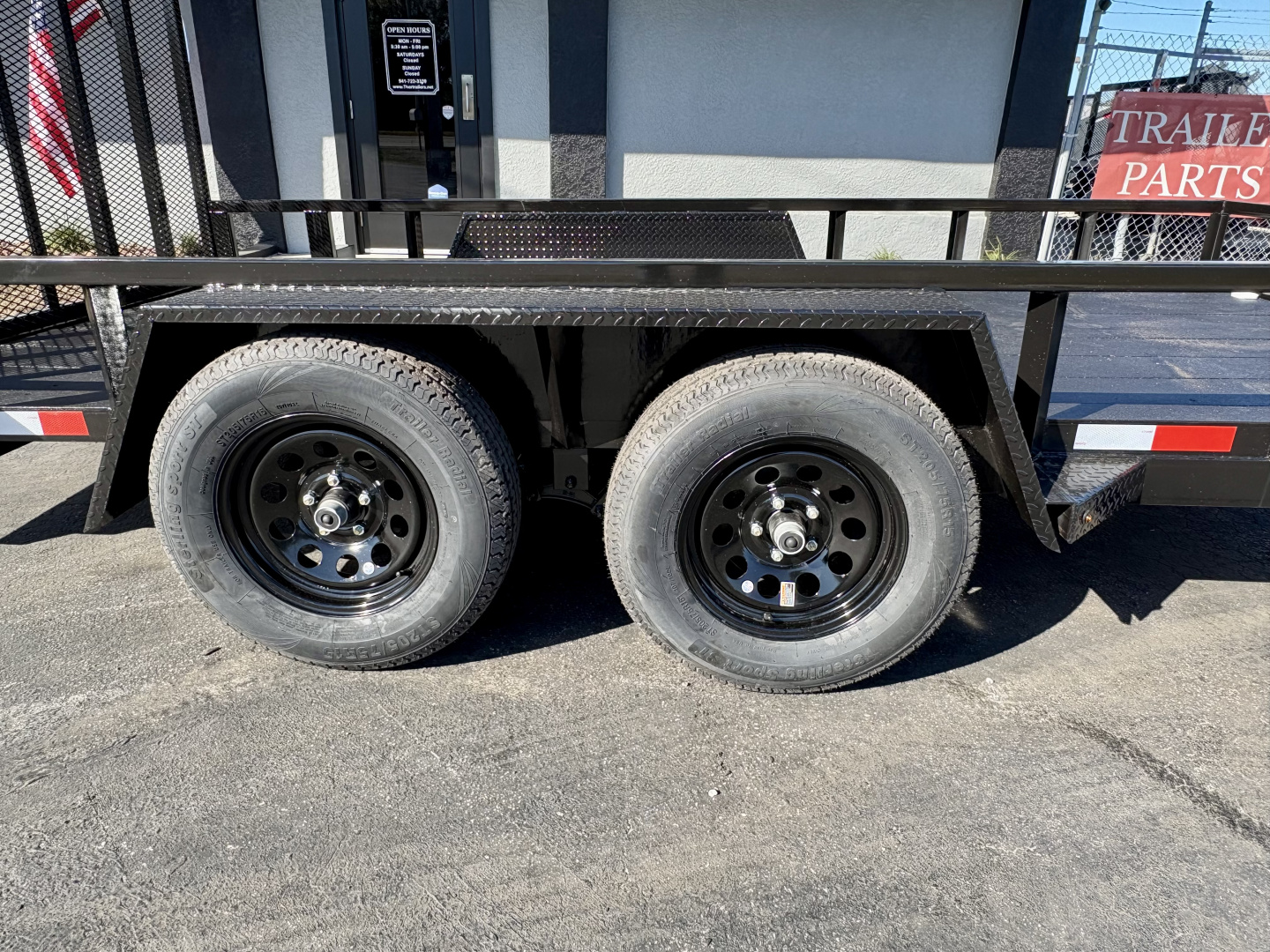 New 2026 7X14 TA 7K COBRA LINED WOOD AND BRAKES Utility Trailer