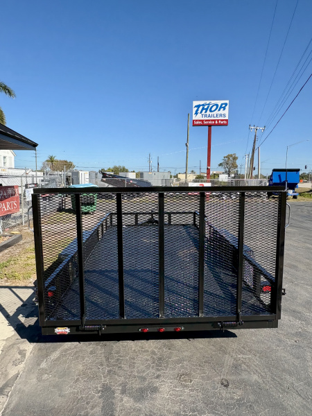 New 2026 7X14 TA 7K COBRA LINED WOOD AND BRAKES Utility Trailer