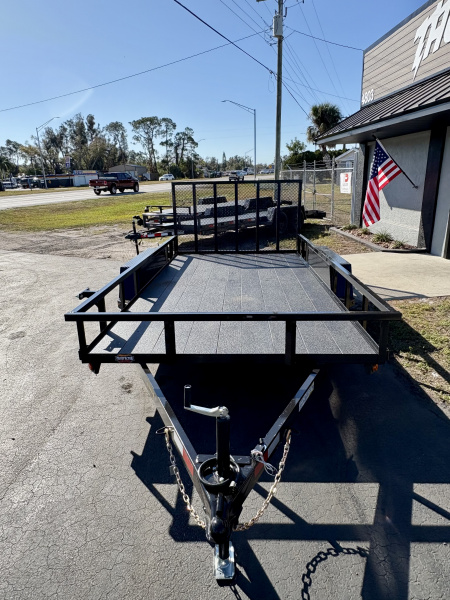 New 2026 7X14 TA 7K COBRA LINED WOOD AND BRAKES Utility Trailer