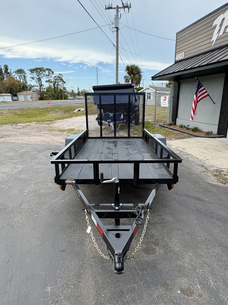 New 2026 Covered Wagon Trailers 5X10 SA WITH COBRA LINED DECK AND RAMP Utility Trailer