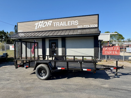 New 2026 Covered Wagon Trailers 6.5X12 SA 3.5KWITH COBRA LINED WOOD DECK RAMP