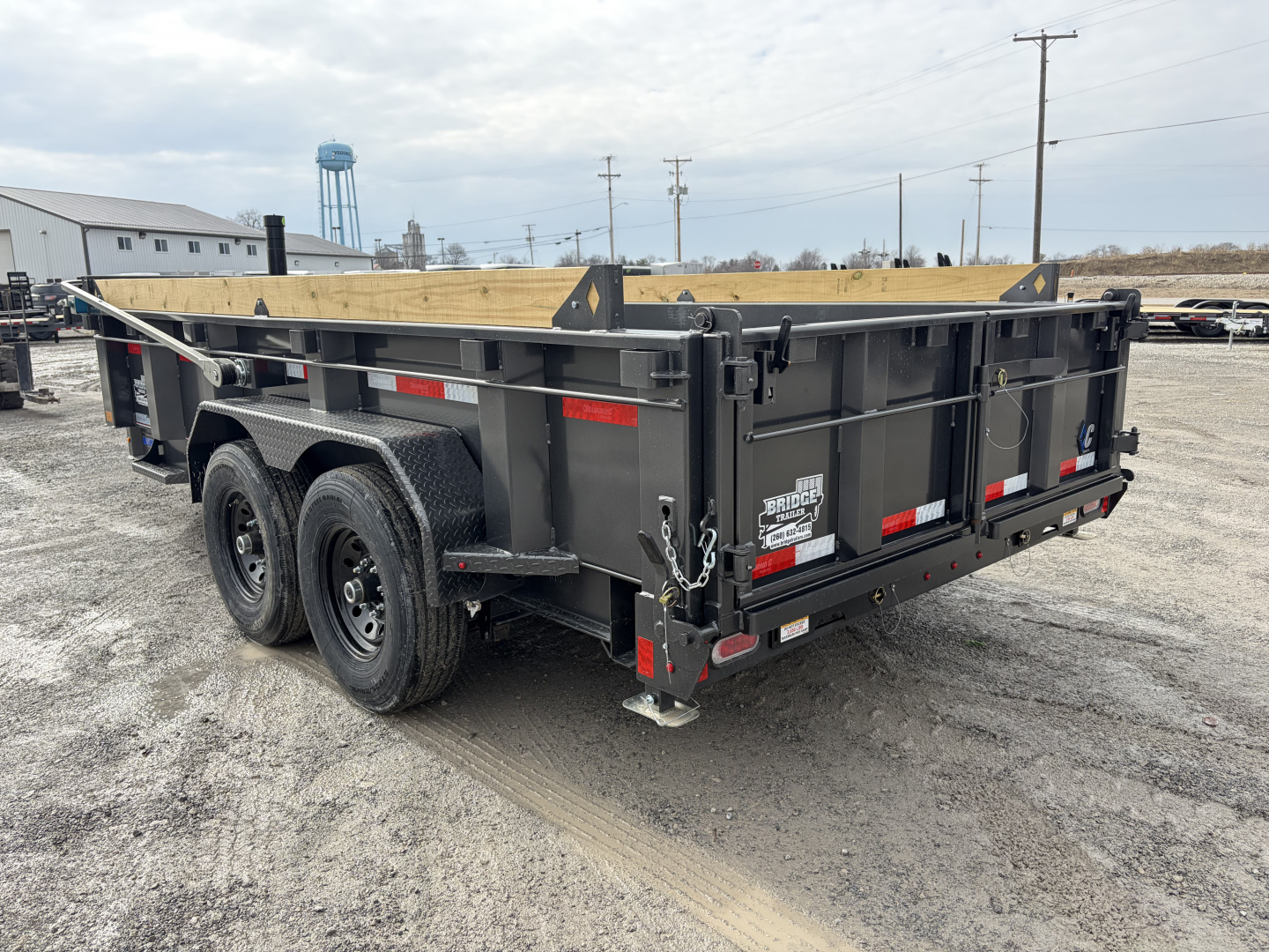 New 2026 Diamond C Trailers LPT207L14X82 (82" X 14') 15.5K Telescopic Dump Trailer