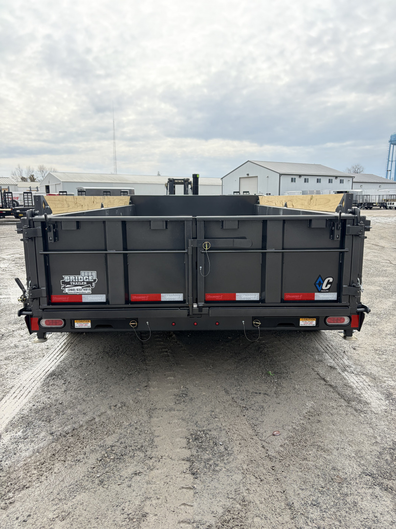 New 2026 Diamond C Trailers LPT207L14X82 (82" X 14') 15.5K Telescopic Dump Trailer
