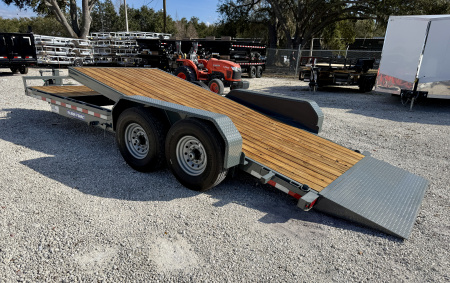 Used 2023 Sure-Trac 7x16+4 Tilt Bed Equipment Trailer 14K