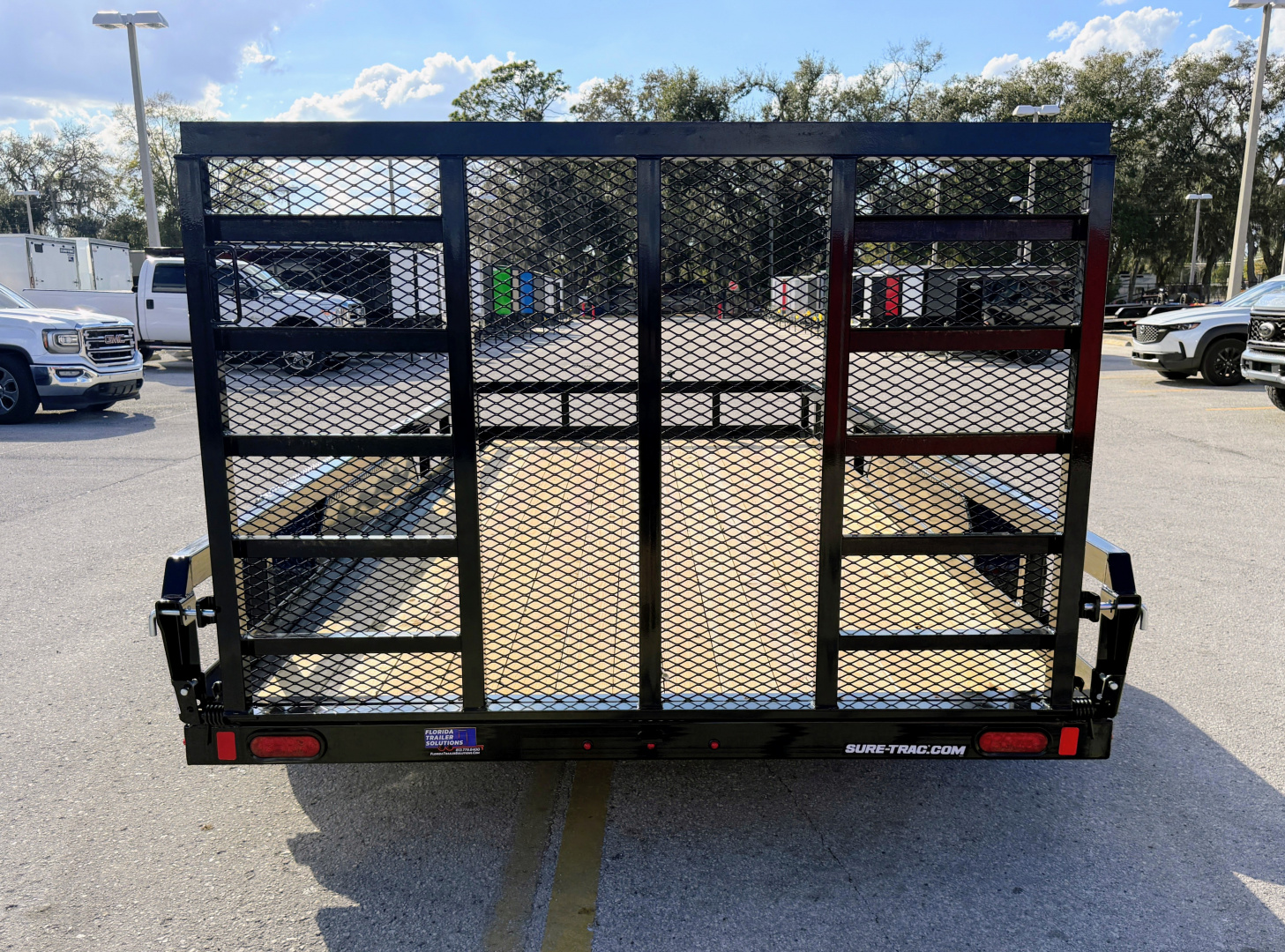 New 2026 Sure-Trac 7x16 Tube Top 10K Utility Trailer