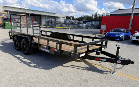 New 2026 Sure-Trac 7x16 Tube Top 10K Utility Trailer