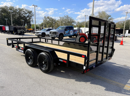 New 2026 Sure-Trac 7x16 Tube Top 10K Utility Trailer