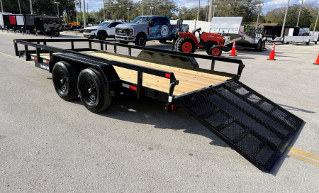 New 2026 Sure-Trac 7x16 Tube Top 10K Utility Trailer