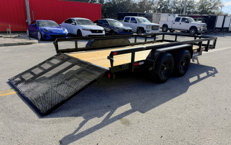 New 2026 Sure-Trac 7x16 Tube Top 10K Utility Trailer