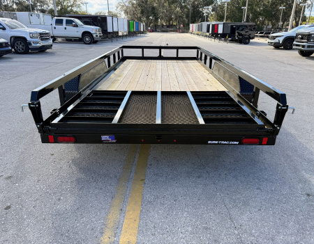 New 2026 Sure-Trac 7x16 Tube Top 10K Utility Trailer