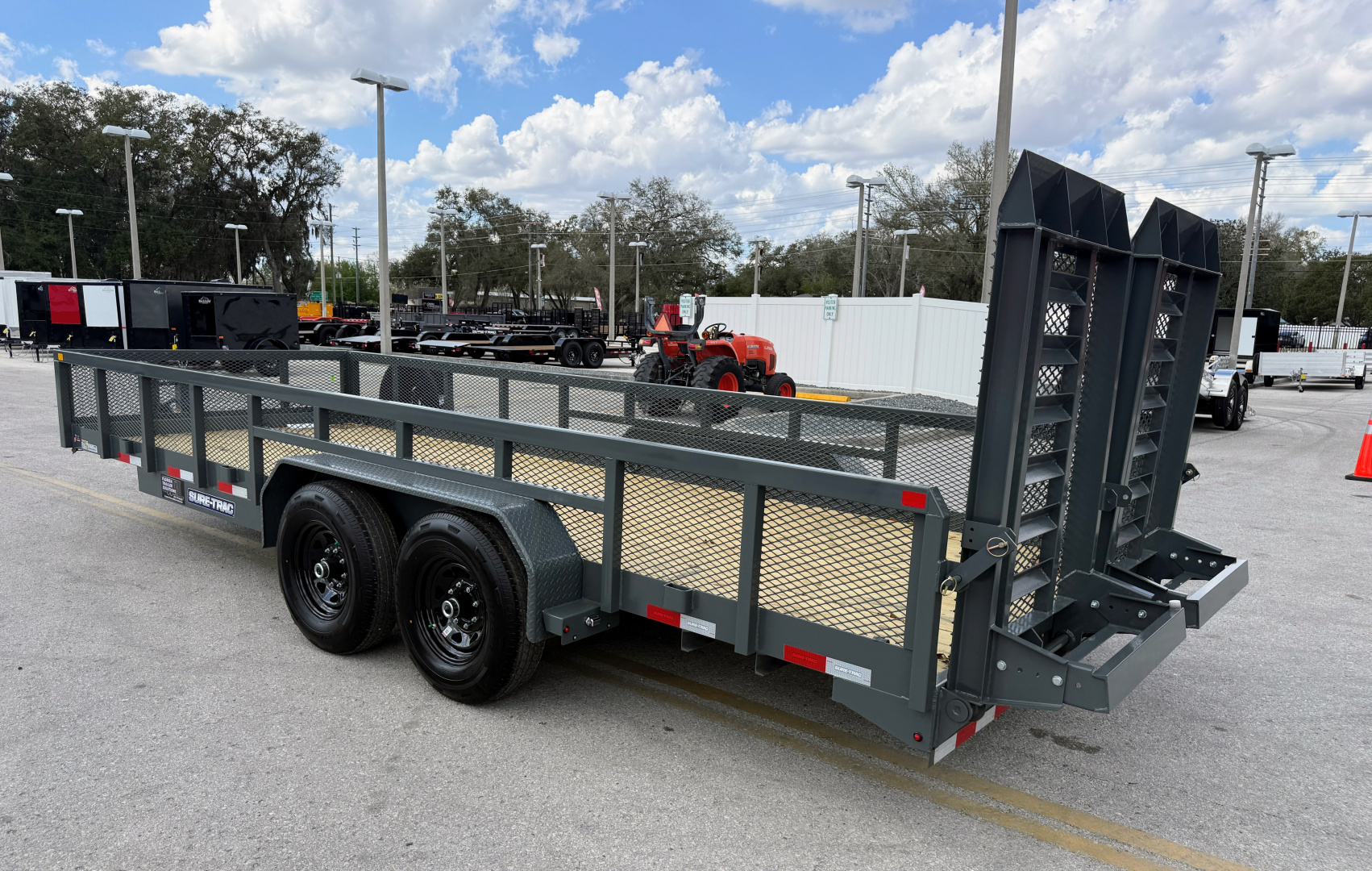 New 2026 Sure-Trac 7x20 Tube Top 14K Utility Trailer