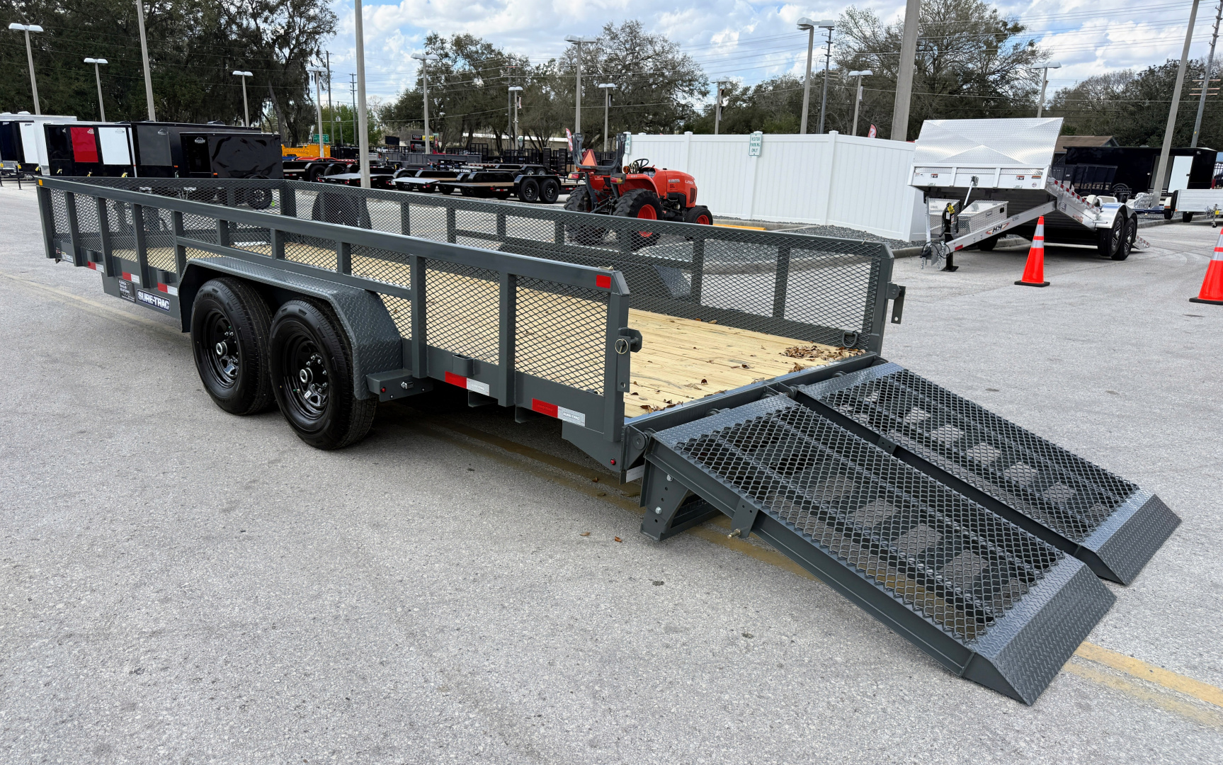 New 2026 Sure-Trac 7x20 Tube Top 14K Utility Trailer
