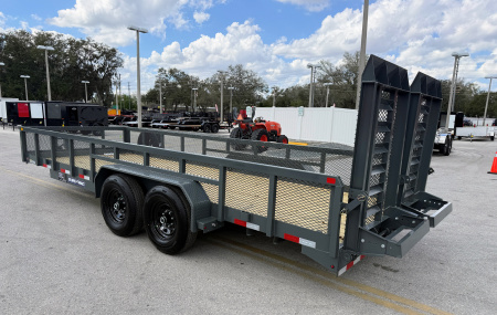 New 2026 Sure-Trac 7x20 Tube Top 14K Utility Trailer