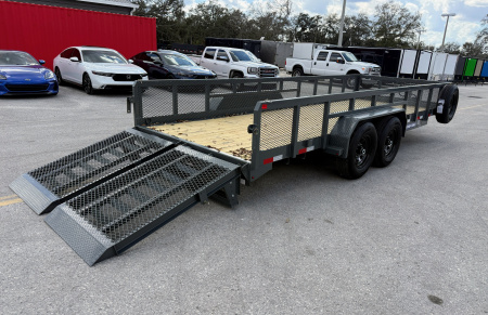New 2026 Sure-Trac 7x20 Tube Top 14K Utility Trailer