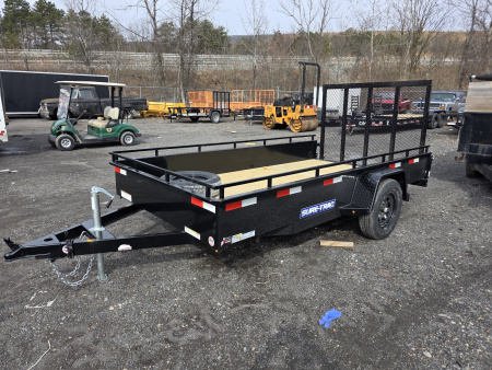 New 2026 Sure-Trac 6X12 STEEL HIGH SIDE Utility Trailer