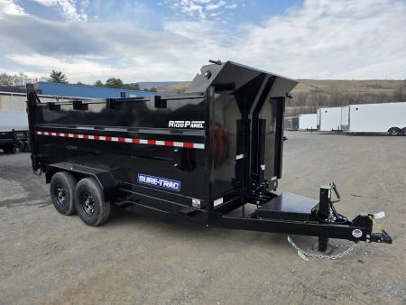 New 2026 Sure-Trac 7X14 14K - 4' HIGH SIDES Dump Trailer