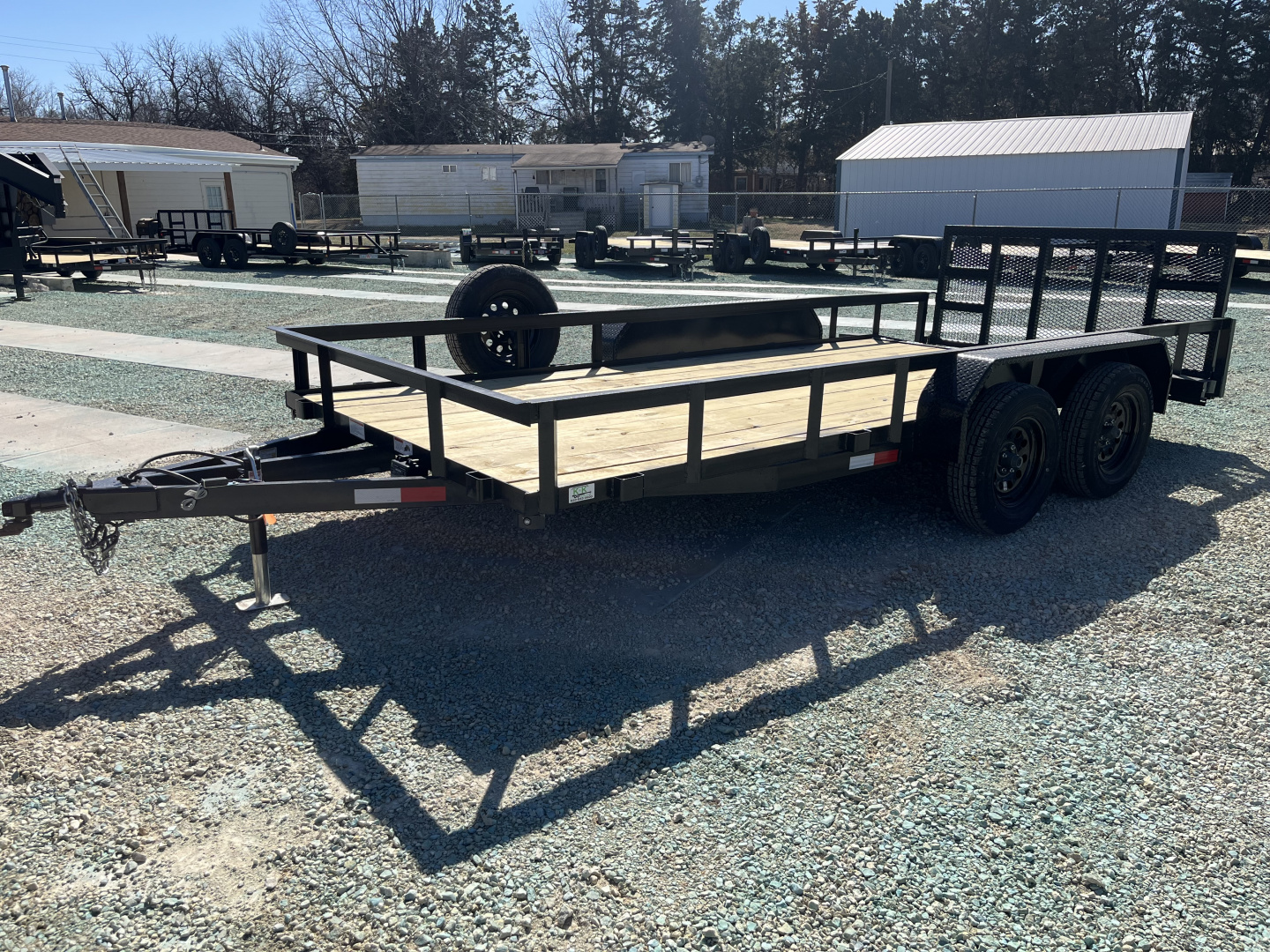 New 2026 Stag Trailers 82"x16' Tandem Axle Dovetail Utility Trailer