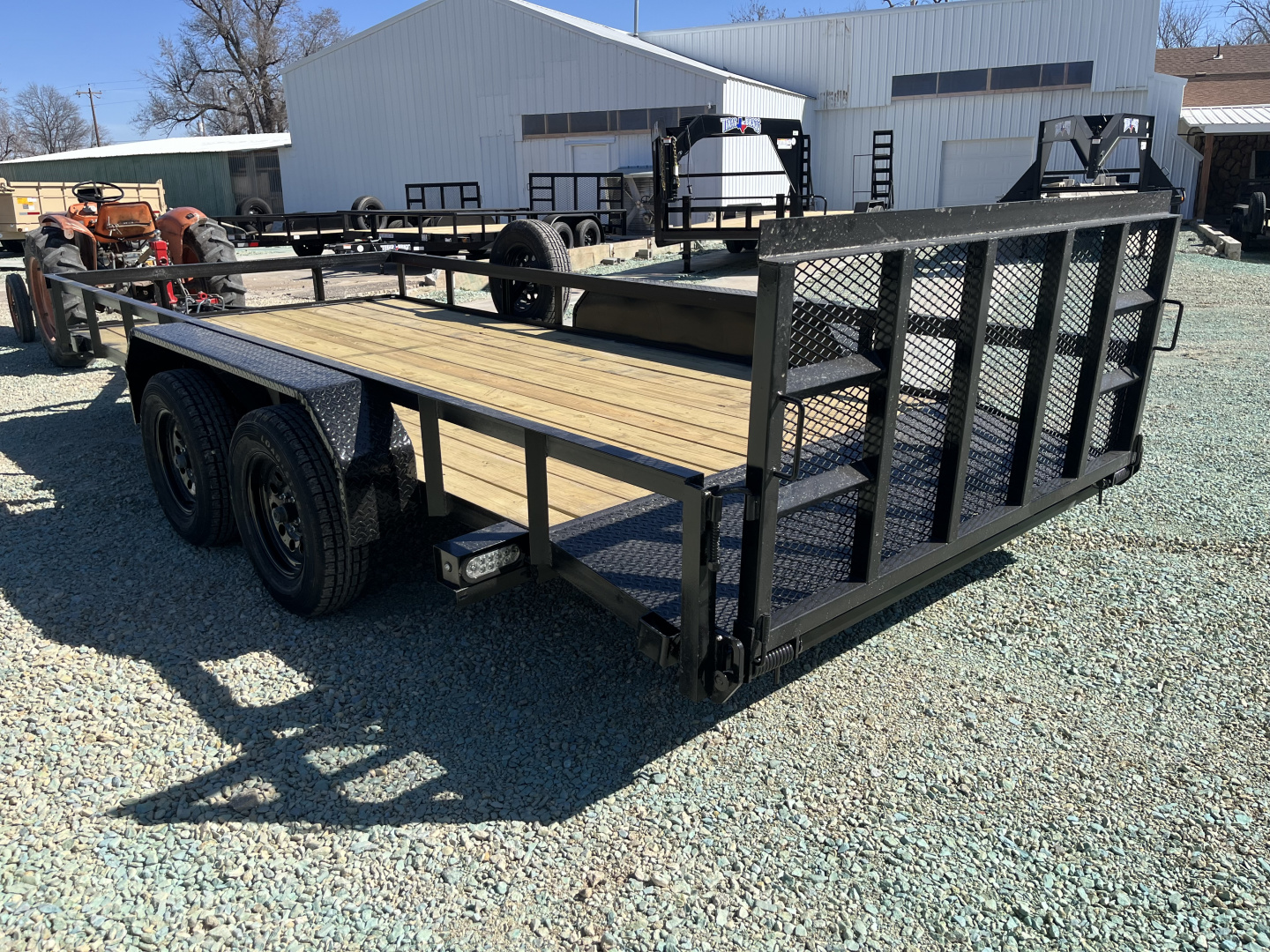 New 2026 Stag Trailers 82"x16' Tandem Axle Dovetail Utility Trailer