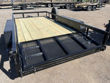 New 2026 Stag Trailers 82"x16' Tandem Axle Dovetail Utility Trailer