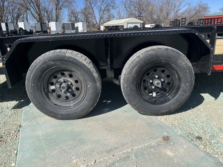 New 2026 Stag Trailers 82"x16' Tandem Axle Dovetail Utility Trailer