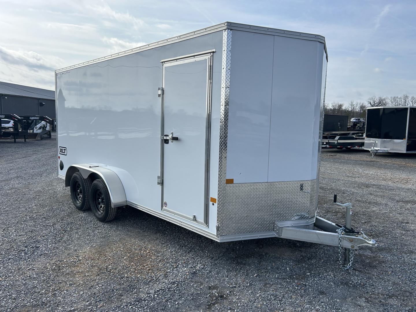 New 2026 ALCOM 7'x16' Aluminum Enclosed Trailer