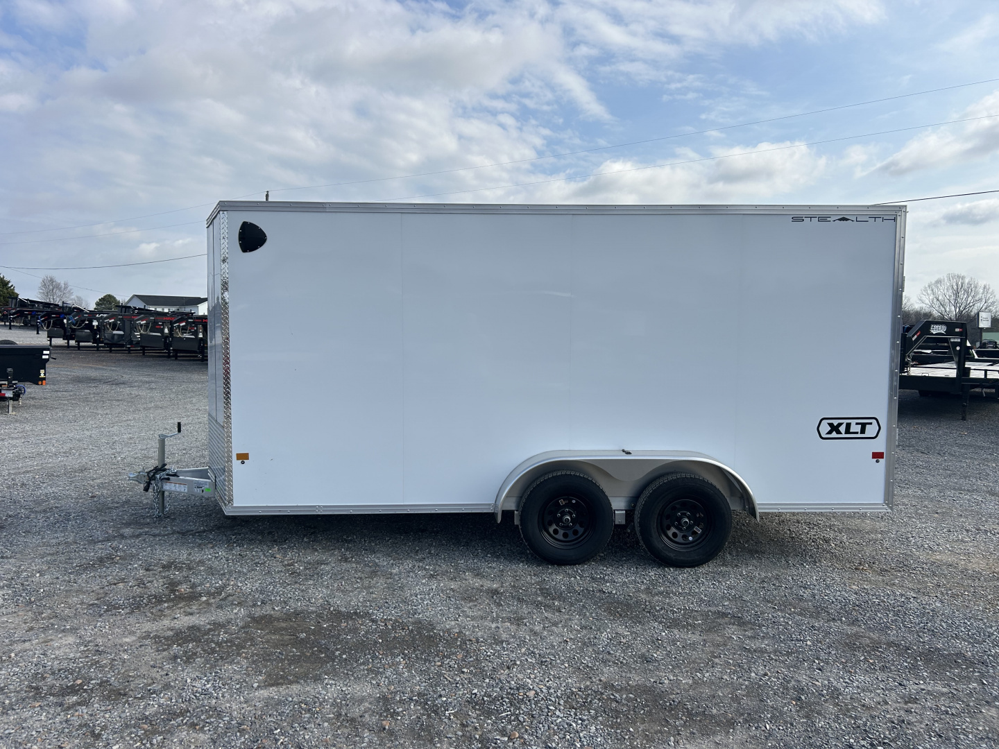 New 2026 ALCOM 7'x16' Aluminum Enclosed Trailer