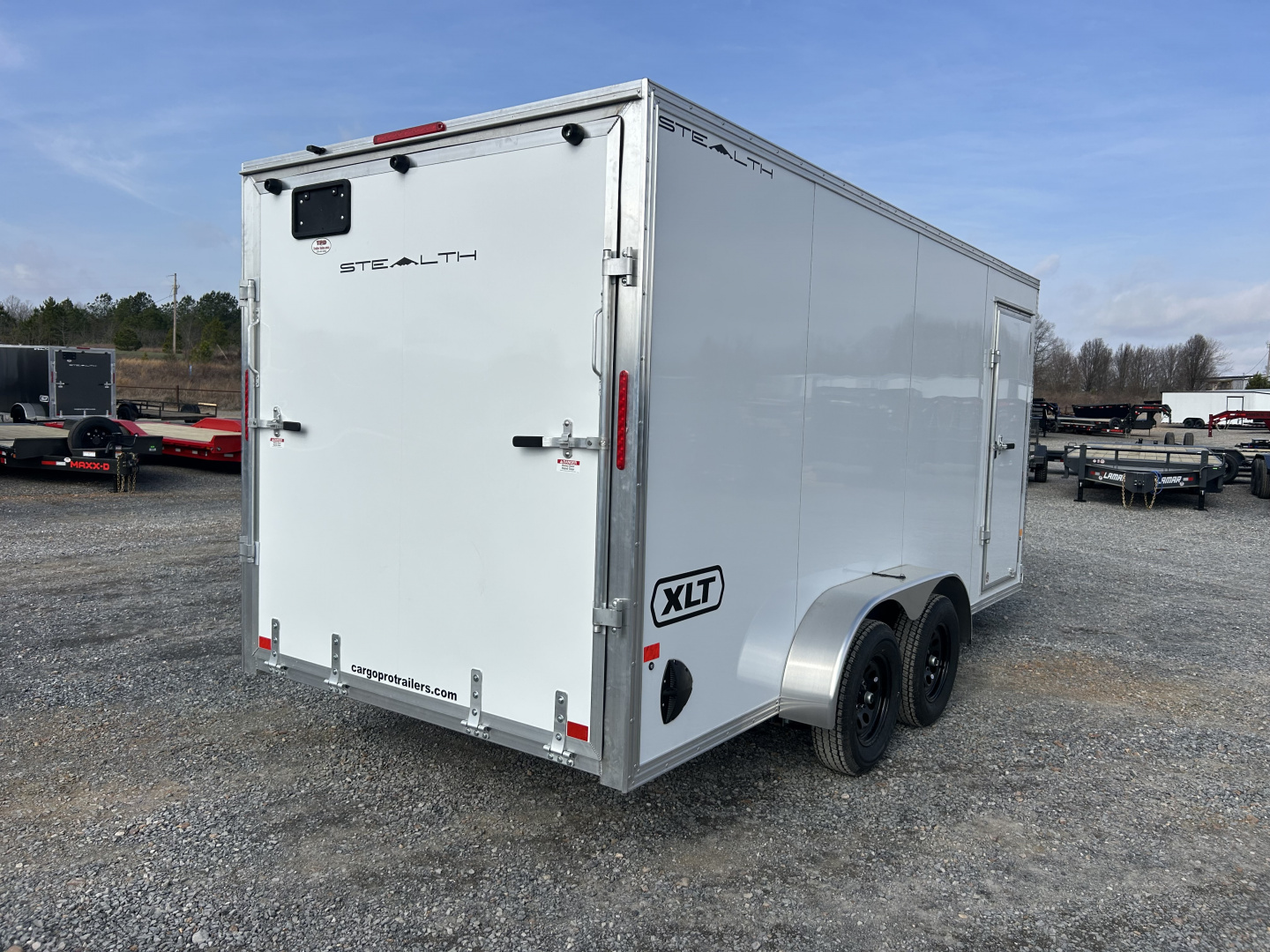 New 2026 ALCOM 7'x16' Aluminum Enclosed Trailer