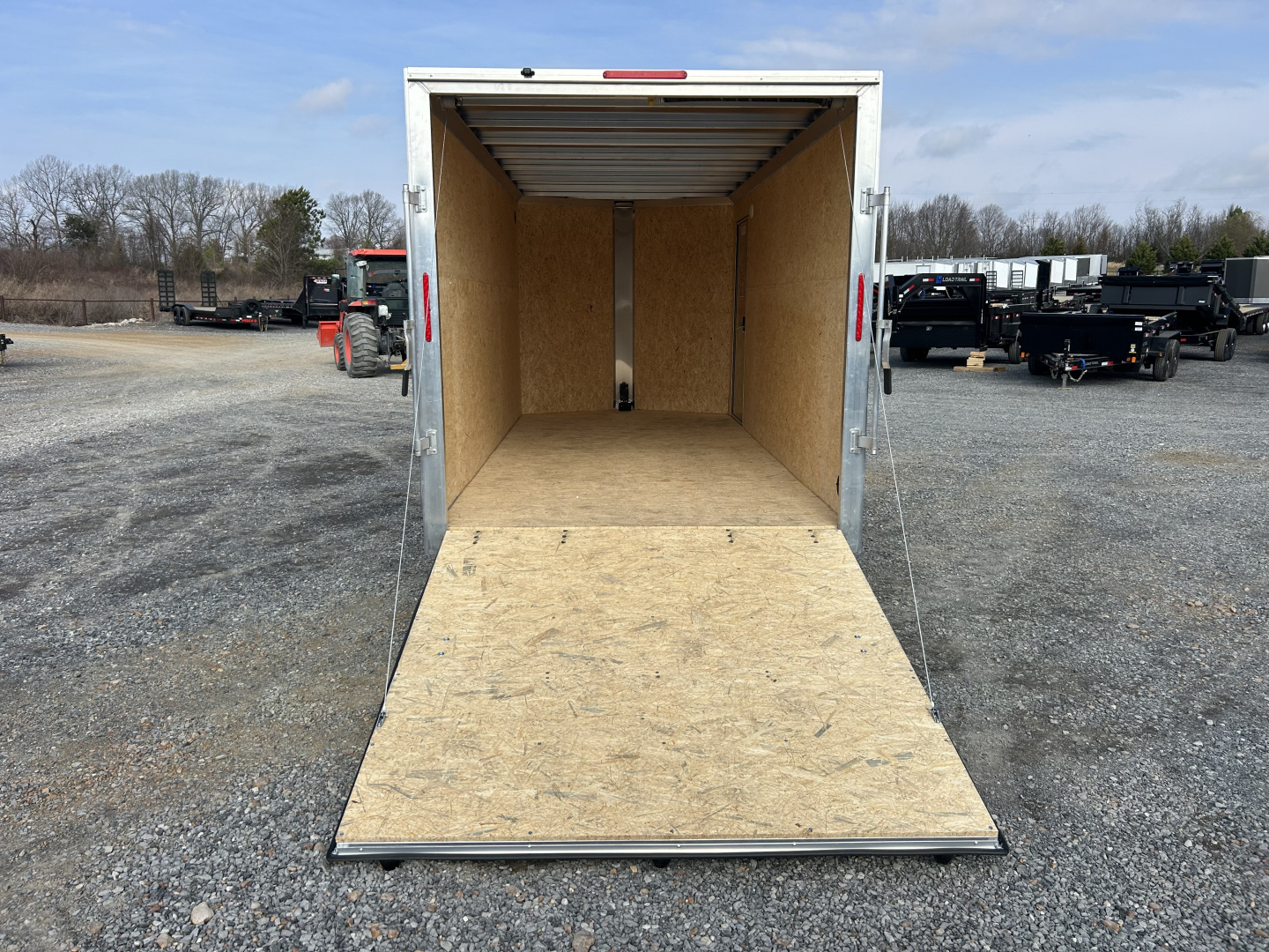 New 2026 ALCOM 7'x16' Aluminum Enclosed Trailer
