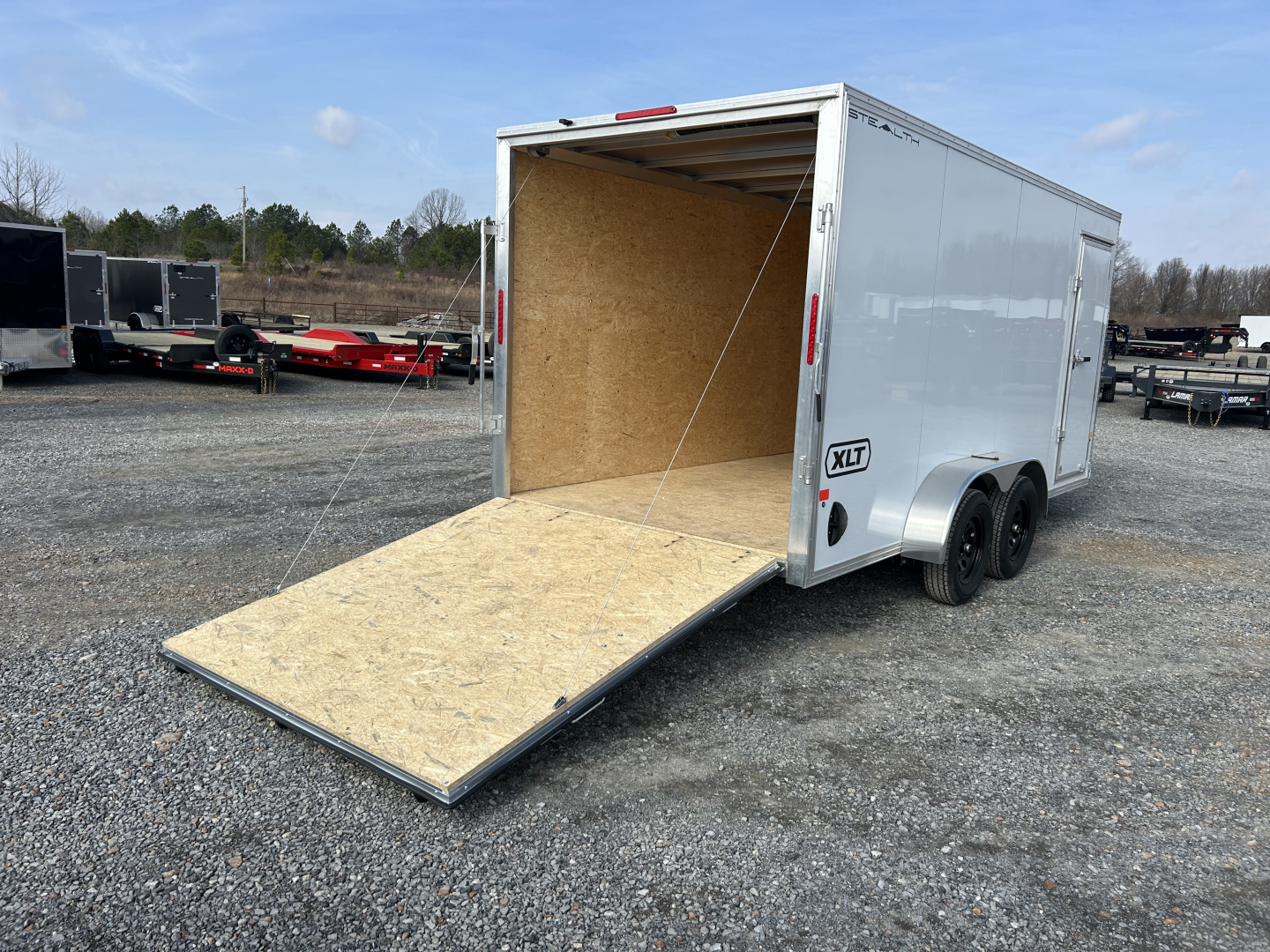 New 2026 ALCOM 7'x16' Aluminum Enclosed Trailer