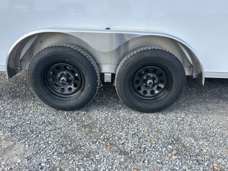 New 2026 ALCOM 7'x16' Aluminum Enclosed Trailer