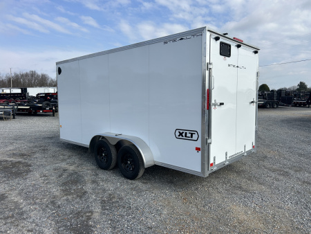 New 2026 ALCOM 7'x16' Aluminum Enclosed Trailer