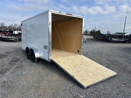 New 2026 ALCOM 7'x16' Aluminum Enclosed Trailer
