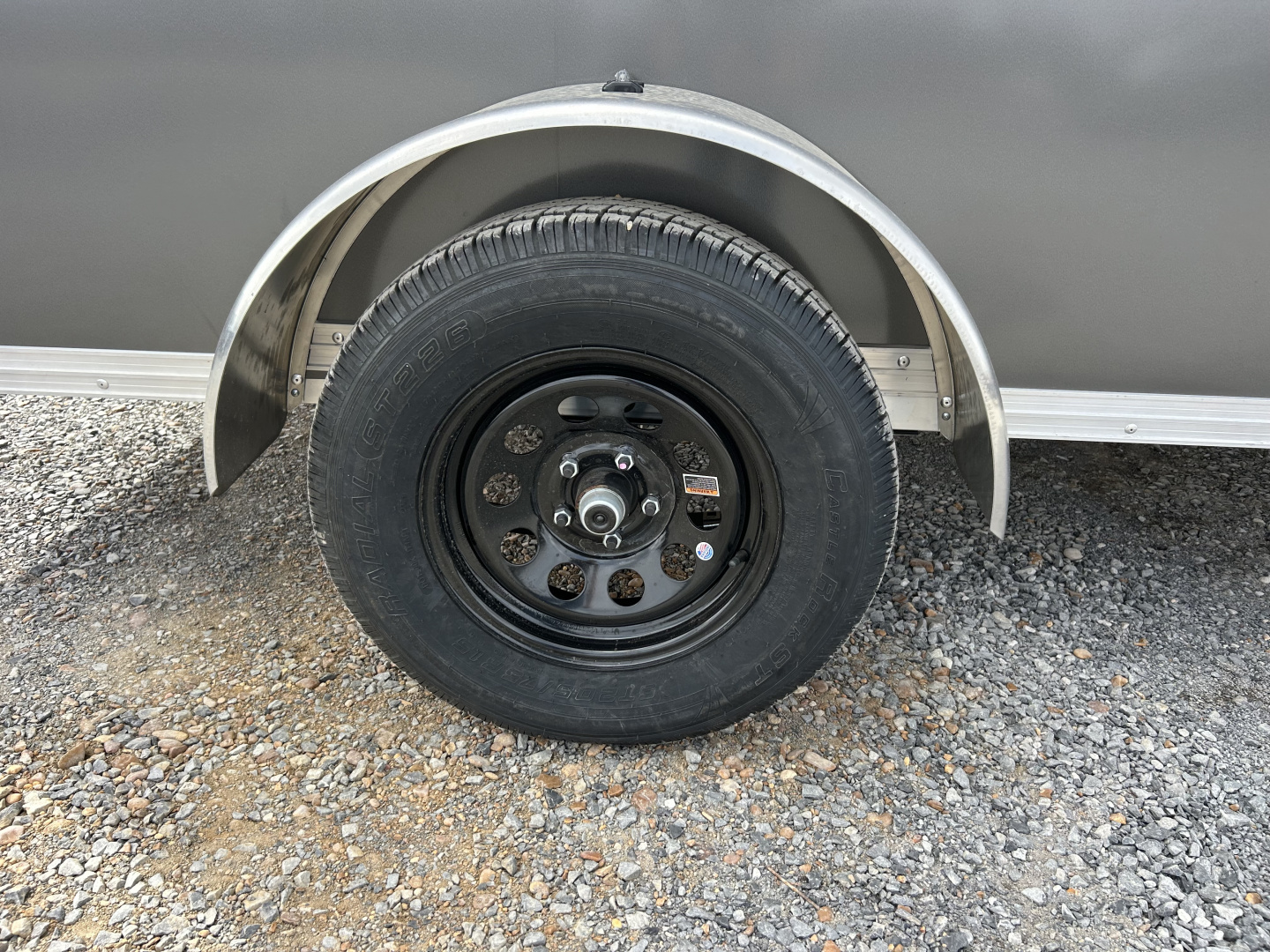 New 2026 ALCOM 6'x12' Aluminum Enclosed Trailer