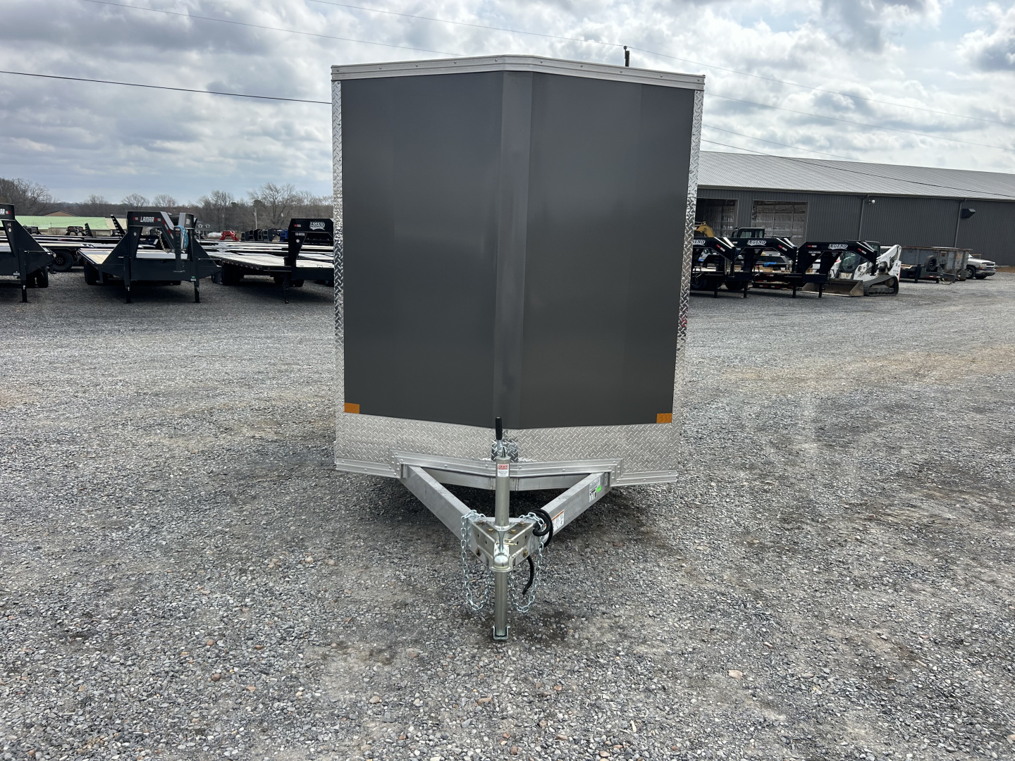 New 2026 ALCOM 6'x12' Aluminum Enclosed Trailer