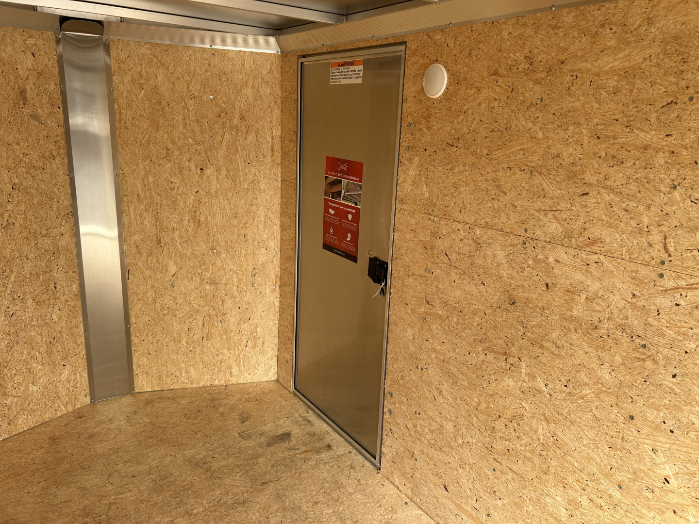 New 2026 ALCOM 6'x12' Aluminum Enclosed Trailer