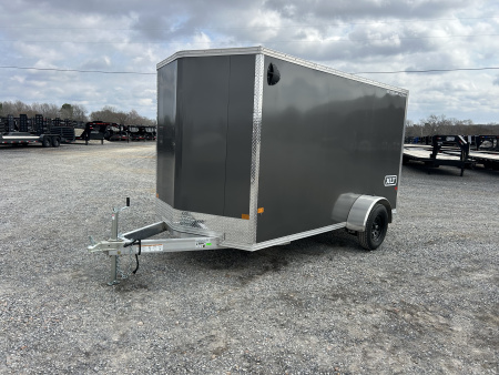New 2026 ALCOM 6'x12' Aluminum Enclosed Trailer